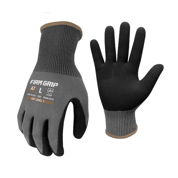 FIRM GRIP Large Precision Grip ANSI A7 Cut Resistant Work Gloves