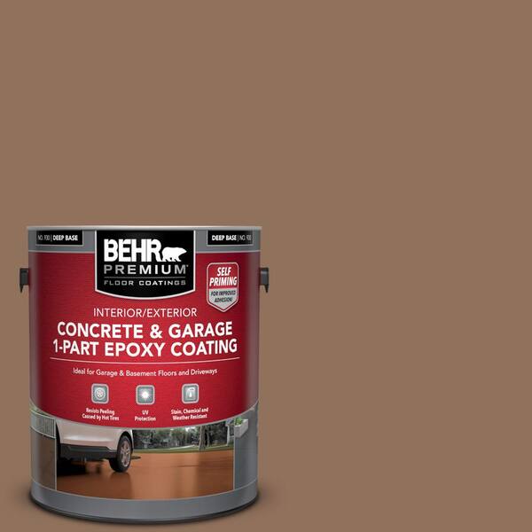 1 gal. #N240-6 Wild Mustang Self-Priming 1-Part Epoxy Satin Interior/Exterior Concrete and Garage Floor Paint