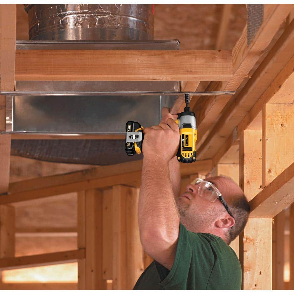 DEWALT 12V MAX Lithium-Ion Cordless Drill/Driver and Impact Combo Kit ...
