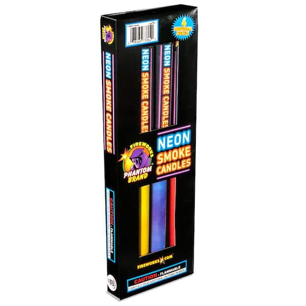 Neon Smoke Candles