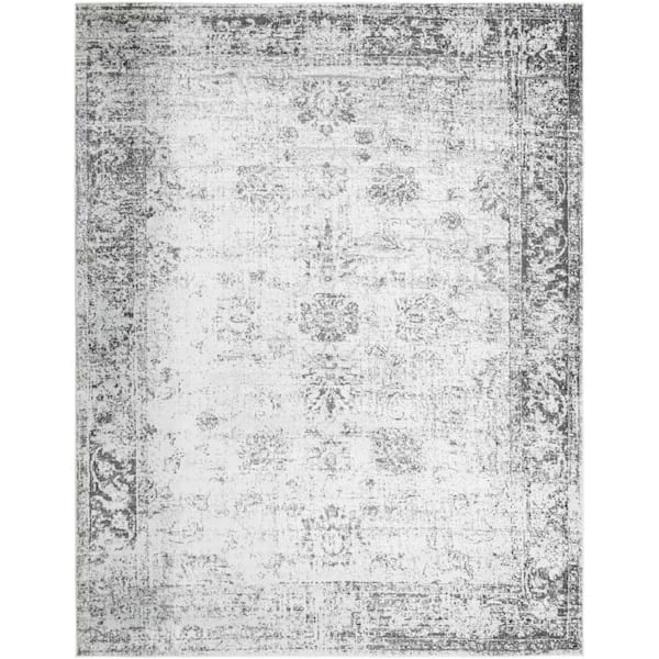 Sofia Casino Gray 10 ft. x 13 ft. Area Rug