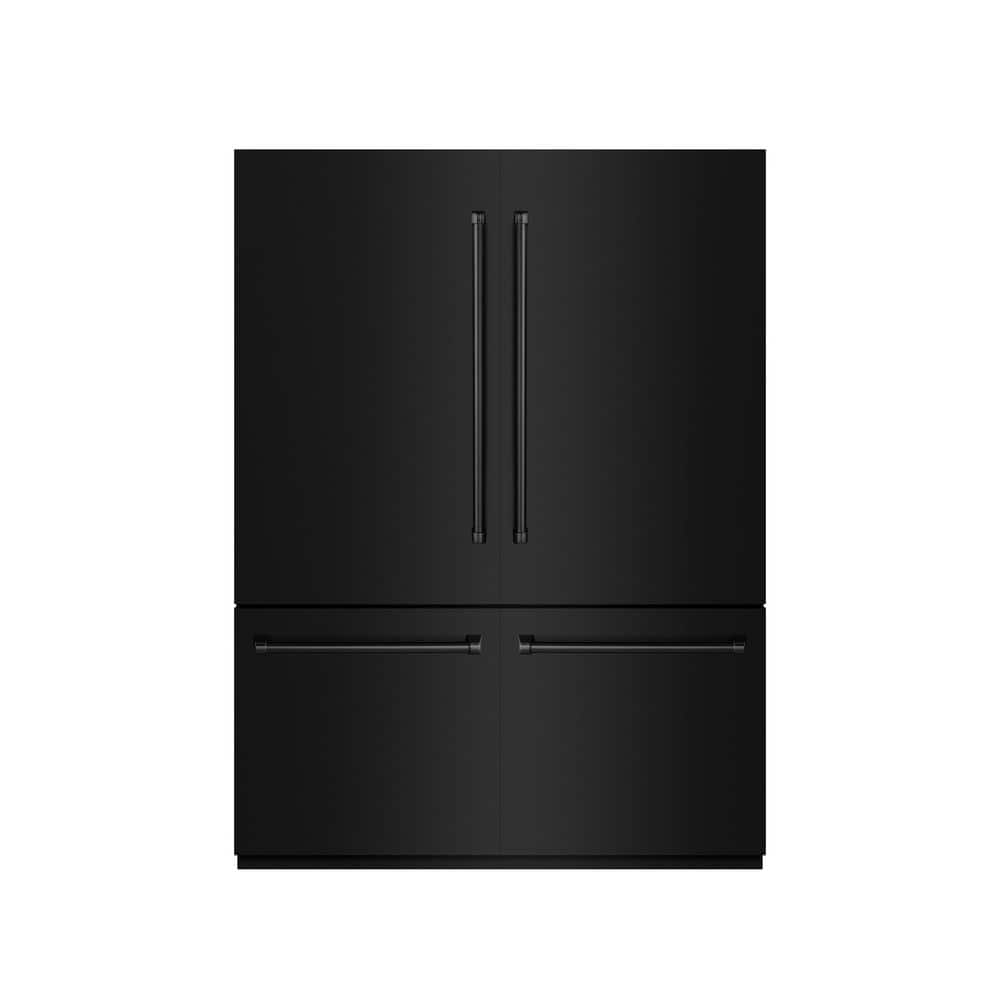 60 in. 32.2 cu. ft. Built-in Bottom Freezer Refrigerator w/ Water Dispensers in Black Stainless & Graphite Gray Interior price history on PriceWatchPro