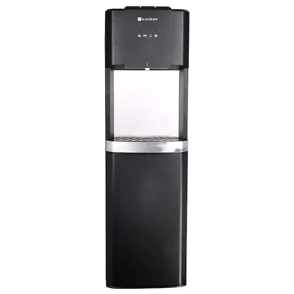 Photo 1 of Matte Black and Stainless Steel Bottom Load Water Dispenser LY619