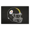 FANMATS NFL - Pittsburgh Steelers Helmet Rug - 5ft. x 6ft. 5830