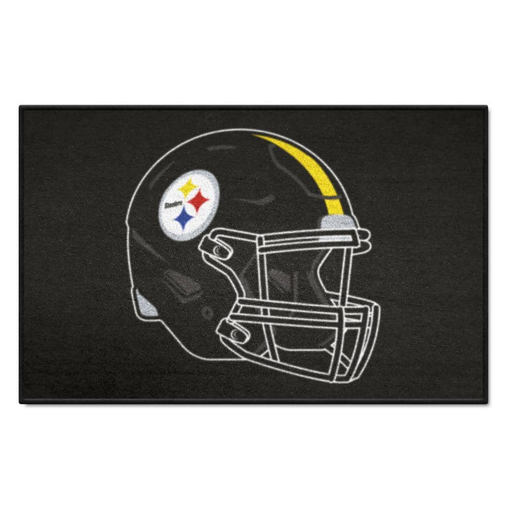 FANMATS NFL - Pittsburgh Steelers Helmet Rug - 5ft. x 8ft. 5831