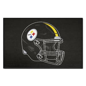 NFL - Pittsburgh Steelers Helmet Rug - 5ft. x 8ft.