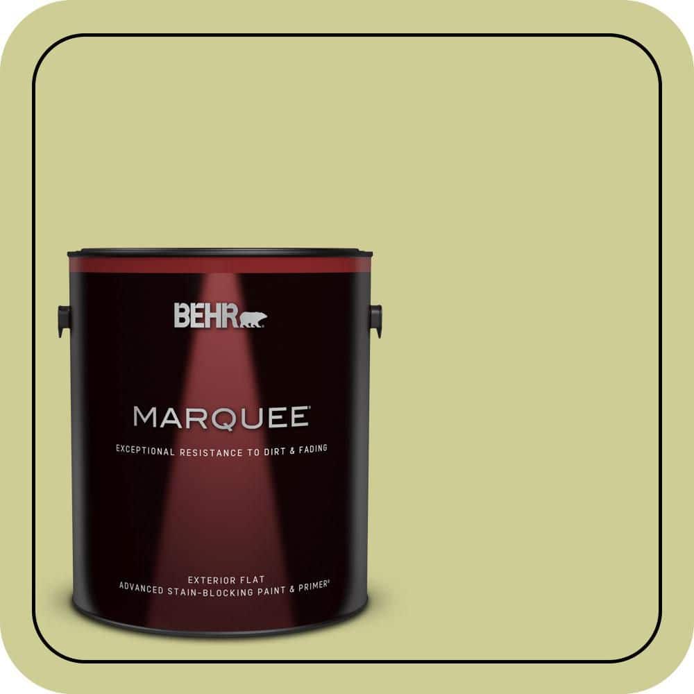 1 gal. #400D-4 Corn Husk Green Flat Exterior Paint & Primer price history on PriceWatchPro