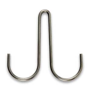 Handcrafted 4.5 in. Stainless Steel Twin Hooks (6 Pack)