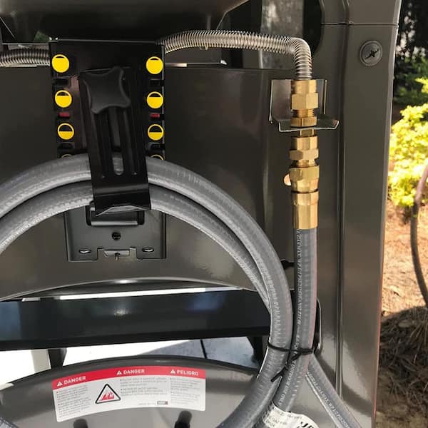 12 ft. 3/8 in. ID Low Pressure LPG Natural Gas Hose Conversion Kit with Quick Connect for Weber