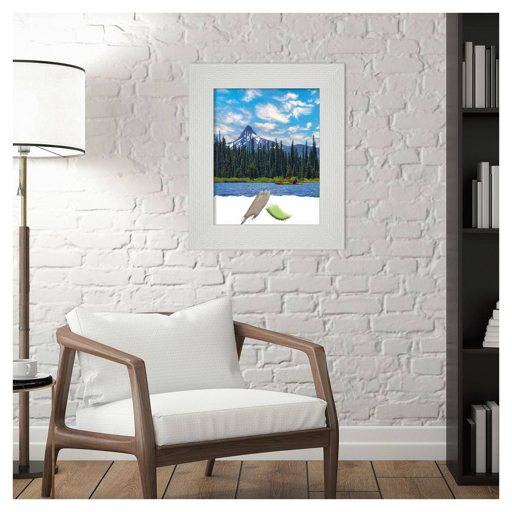 Mosaic White Textured 11x14 Picture Frame