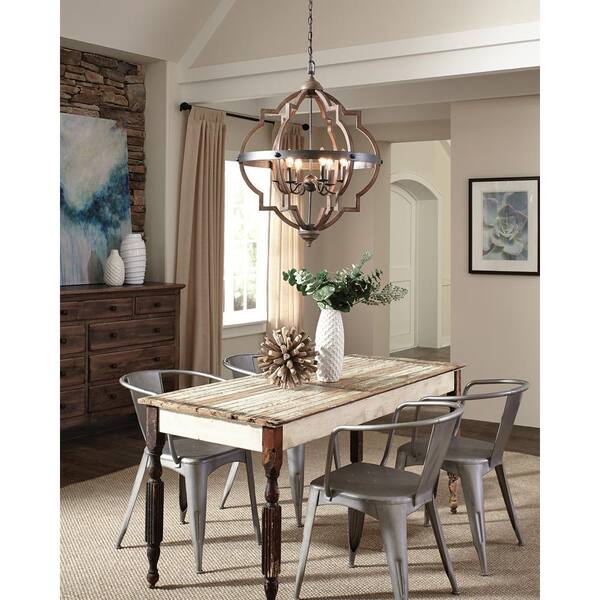 fixer upper dining room lighting