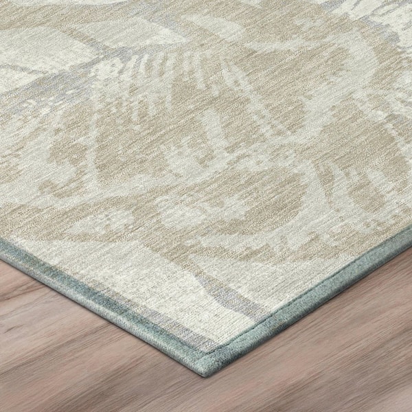 Chantille Machine Washable Indoor/Outdoor Abstract ACN2894 Ivory 10 ft. x 14 ft. Area Rug