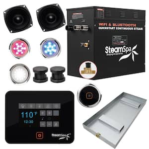 Black Series WiFi and Bluetooth 10.5kW QuickStart Steam Bath Generator Package in Oil Rubbed Bronze