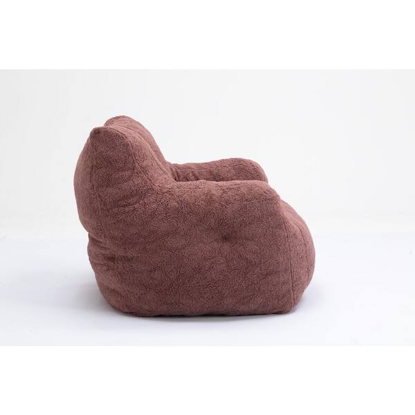 37 in. W x 39.37 in. D x 27.56 in. H Dark Gray Soft Cotton Linen Fabric  Bean Bag Chair BKPP-41 - The Home Depot
