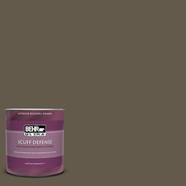 BEHR ULTRA 1 qt. #720D-7 Winter Oak Extra Durable Eggshell Enamel Interior Paint & Primer