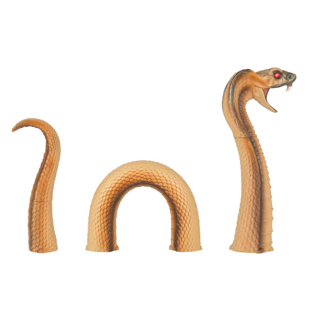 Home Accents Holiday 48 in. Halloween Giant Snake Yard Decoration with