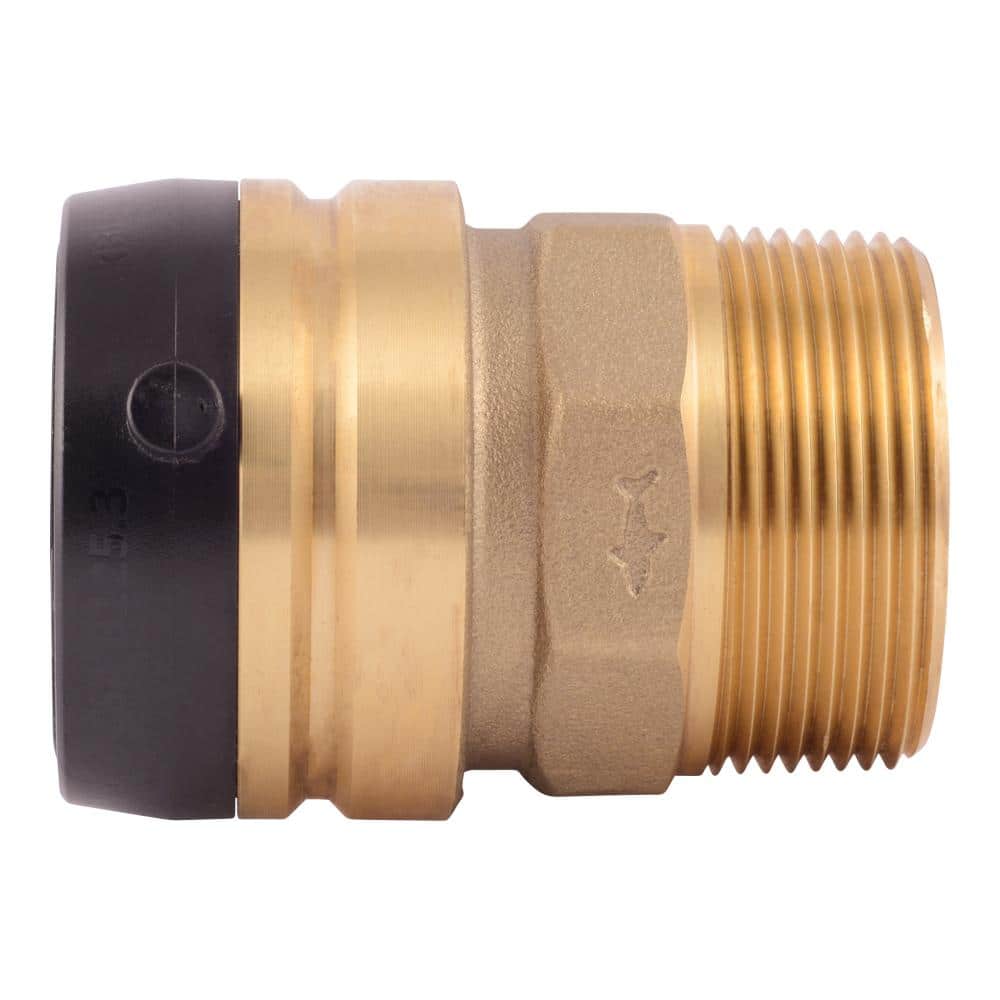 1-1/2 in. Push-to-Connect MIP Brass Adapter Fitting price history on PriceWatchPro