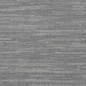 Sky Breeze - Metallic - Gray 13.2 ft. 36 oz. Wool Loop Installed Carpet