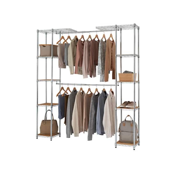 A closet designed for your wardrobe means a closet designed to help your  items stand the test of time! ✨ Glass shelf dividers keep purses…