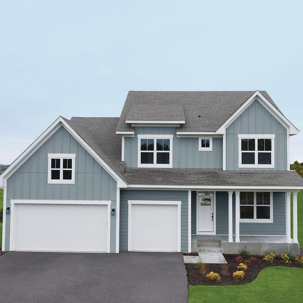 3/8 in. x 6 in. x 16 ft. Composite SmartSide ExpertFinish Brushed Smooth Lap Summit Blue