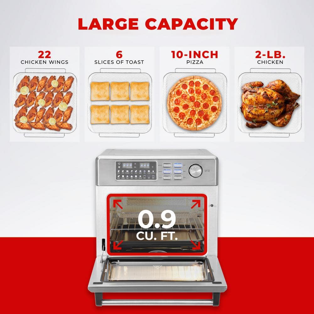 CUCKOO 27.5qt Stainless Steel Countertop Air Fryer Oven