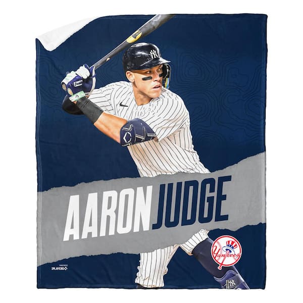 THE NORTHWEST GROUP MLB Yankees 23 Aaron Judge Silk Touch Sherpa Multicolor Throw