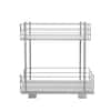 HOUSEHOLD ESSENTIALS 12 in. 2-Shelf Nickel Pantry Organizer with Slide-Out  Drawers 25310-1 - The Home Depot