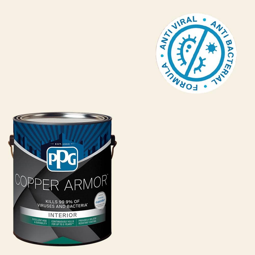 COPPER ARMOR 1 gal. PPG1506 White Chip SemiGloss Interior PPG1506CA