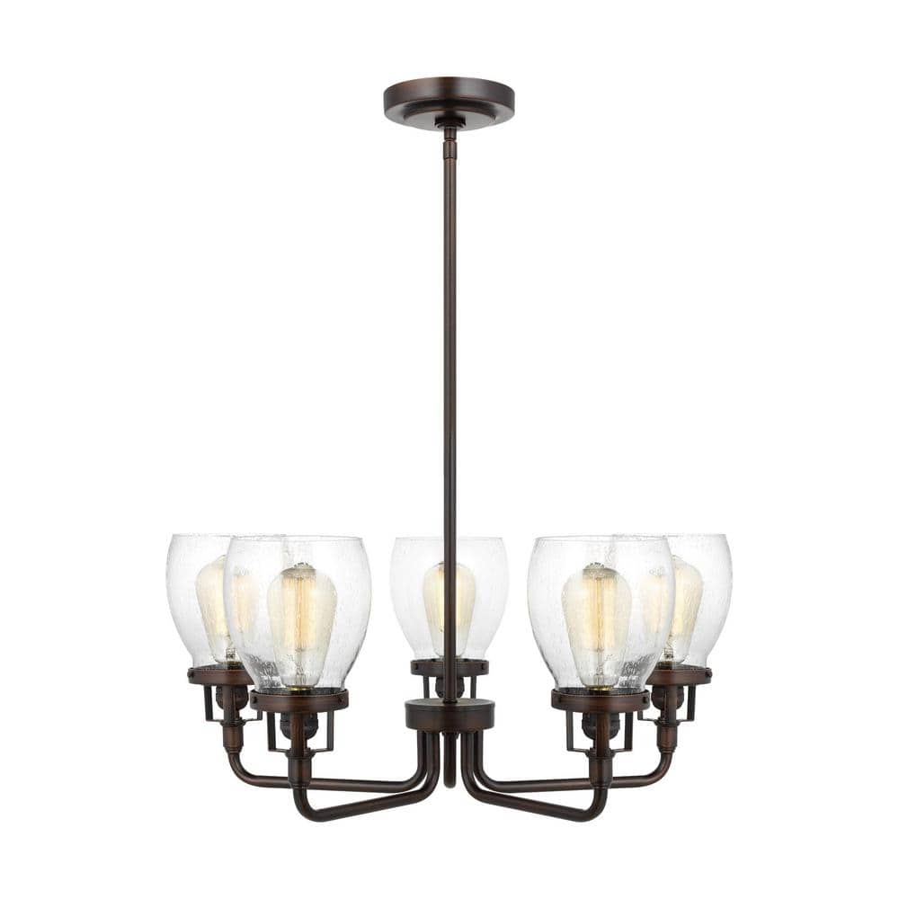 Generation Lighting Belton 5Light Bronze Transitional Industrial