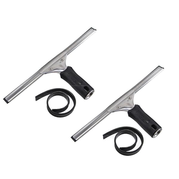 12 in. Performance Grip Squeegee with Bonus Rubber Blade (2-Pack)