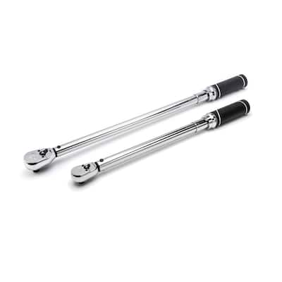 3/8 in. and 1/2 in. Drive Torque Wrench Set (2-Piece)