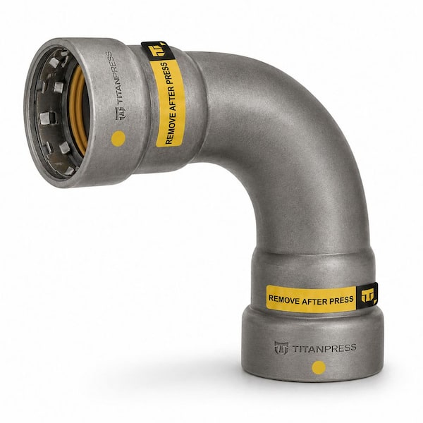 1-1/4 in. Carbon Steel Press 90° Elbow HNBR Gas