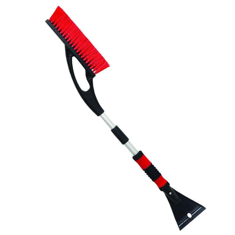Grease Monkey Extendable Snow Brush with Ice Scraper 27100 - The Home Depot