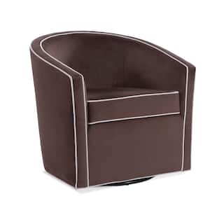 Keely Maple Brown Swivel Chair