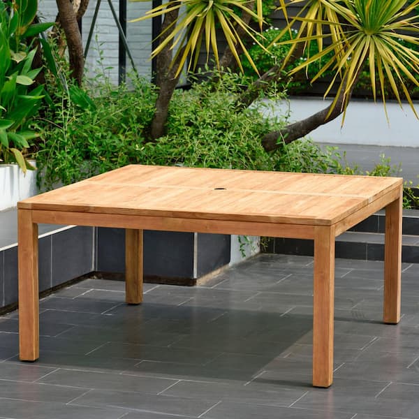 Victoria Square 9-Piece Teak Patio Dining Set