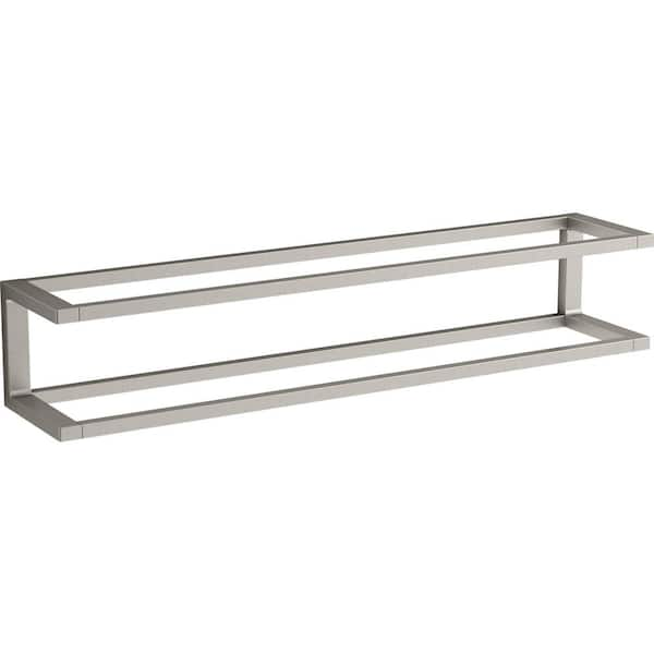 KOHLER Draft 24 In. Towel Bar Frame In Vibrant Brushed Nickel K-27352 ...