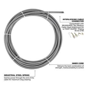 3/8 in. x 100 ft. Inner Core Drain Cable