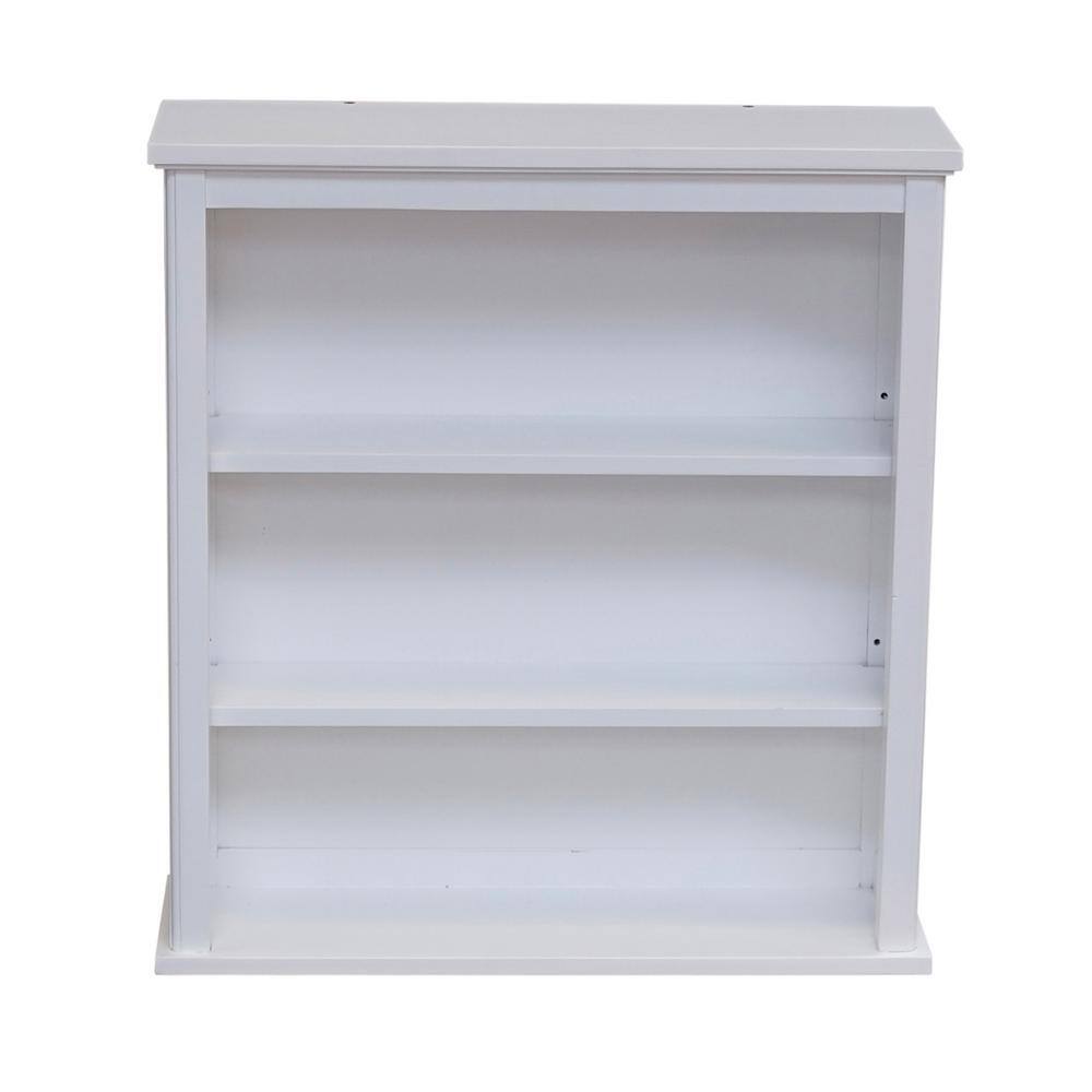 Dorset 27 in. W x 9 in. D x 29 in. H Bathroom Storage Wall Cabinet in White