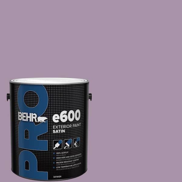 1 gal. #670D-5 Garden Flower Satin Exterior Paint