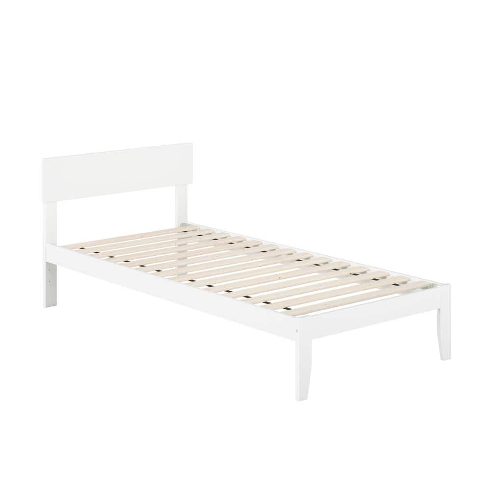 AFI Boston Twin Extra Long Bed in White AG8110012 - The Home Depot