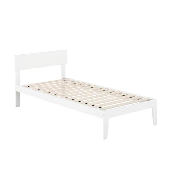 Afi Boston Twin Extra Long Bed In White, Xl Large Twin Bed Frame