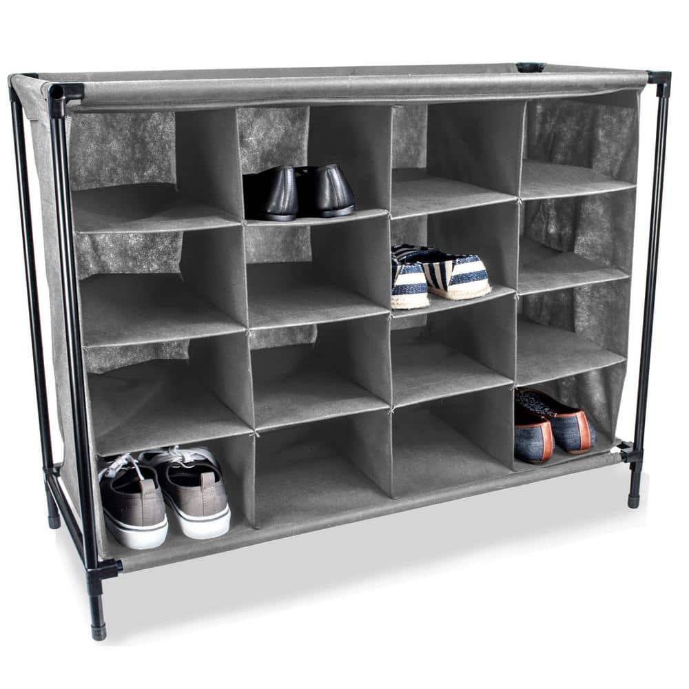 grey shoe storage