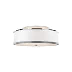 Pave 5-Light Polished Nickel Ceiling Fixture