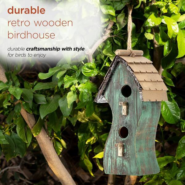 Small Hanging Grass Twine Bird House with Roof SPECIAL OFFER 2 for $19 