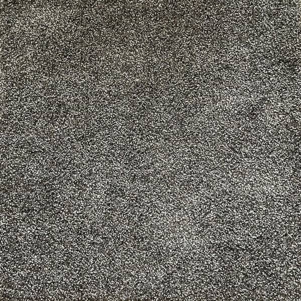 Unbranded 4urFloor -Dark Gray Residential 23.5 in. x 23.5 in. Peel and Stick Carpet Tile Square (34.52 sq. ft.)
