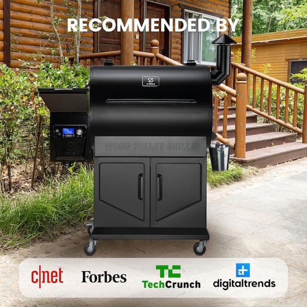 Z GRILLS 697 sq. in Pellet Grill in Black with Latest PID V2