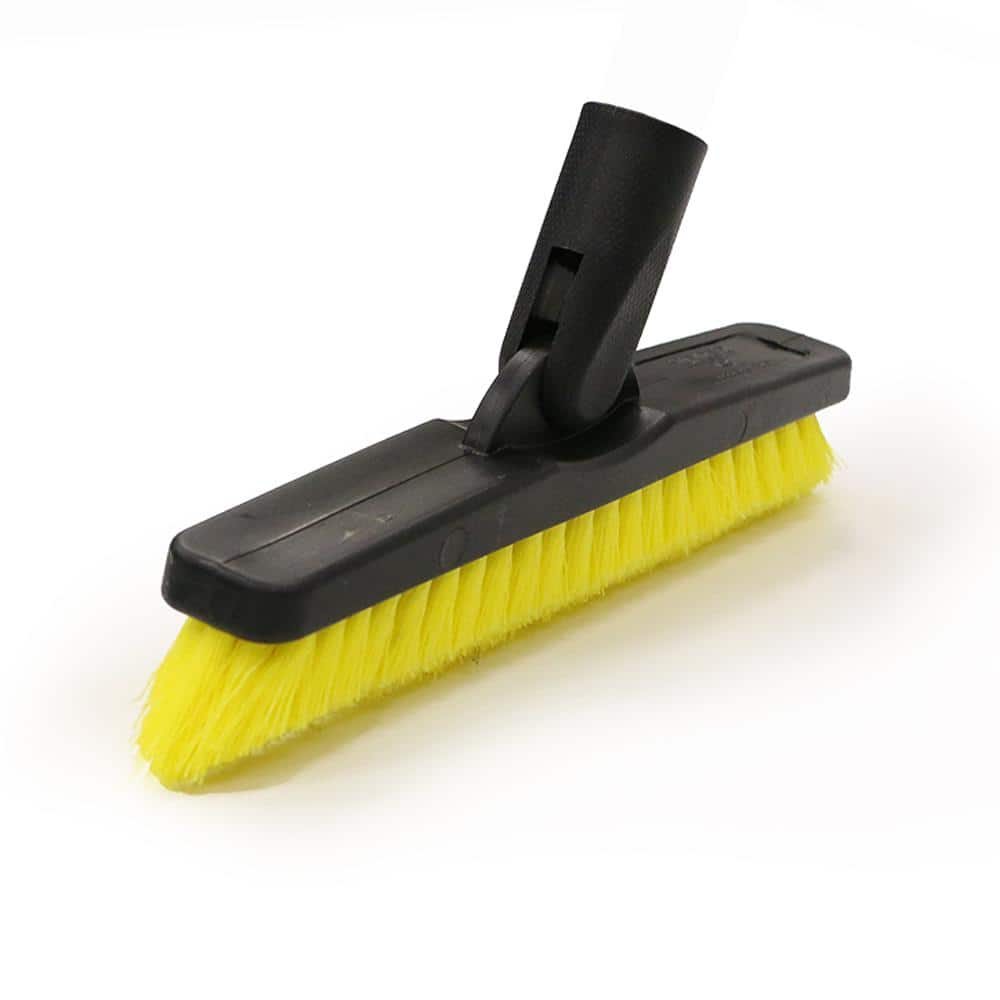 Tile and Grout Brush with Unique Cushioned Grip 