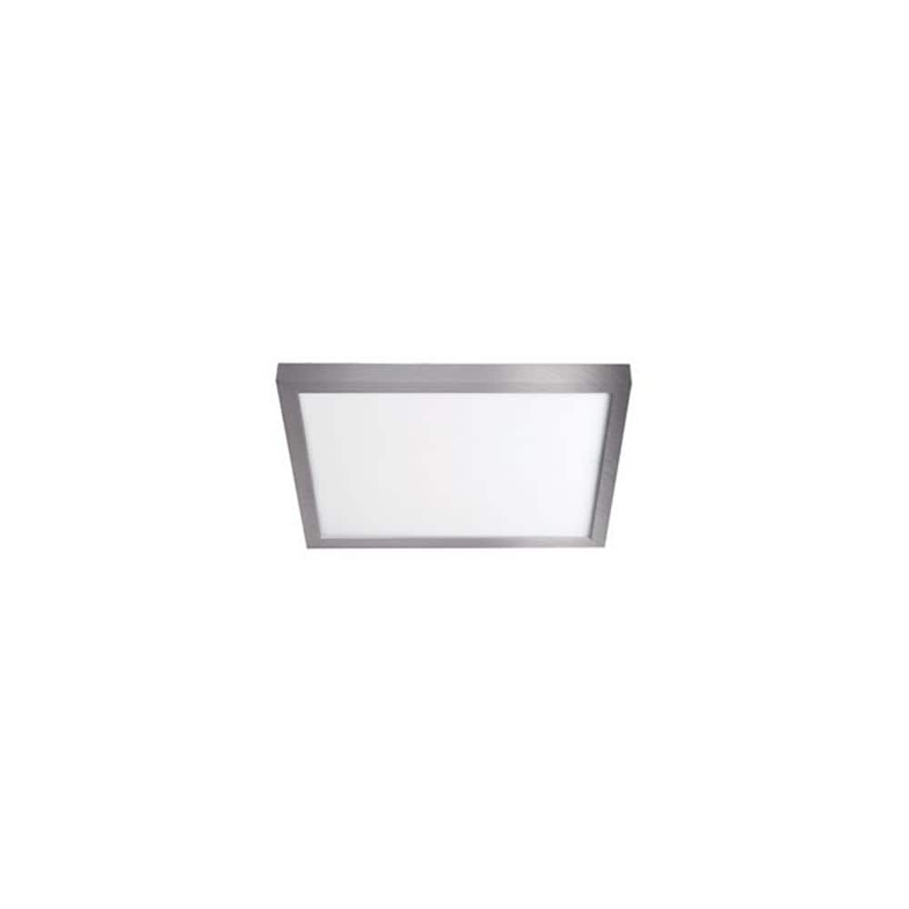 Slim Profile Brushed Nickel 7" LED Flush Mount with Translucent Diffuser