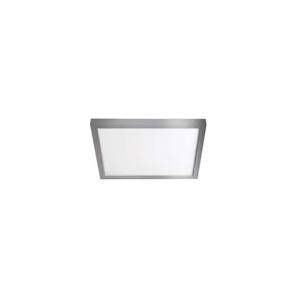 WAC LIMITED Square 7 in. 1-Light Bronze LED Flush Mount 3500K