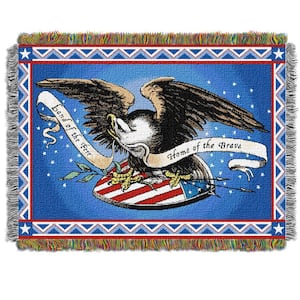 Memorial Day Lic Holiday Tapestry Throw